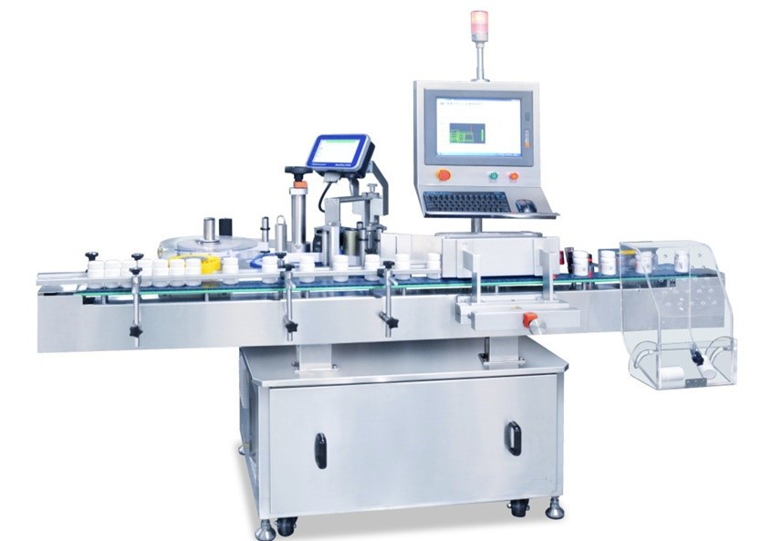 Vertical Round Bottle Labeling Machine